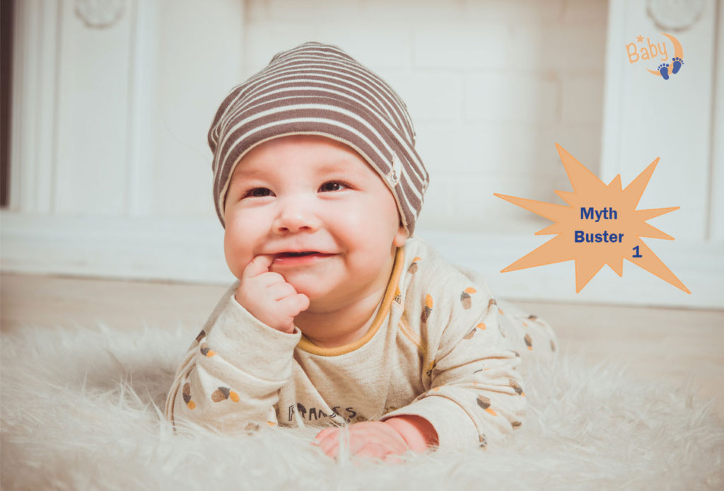 Myth buster about baby sleep by Happy Baby Schlaf