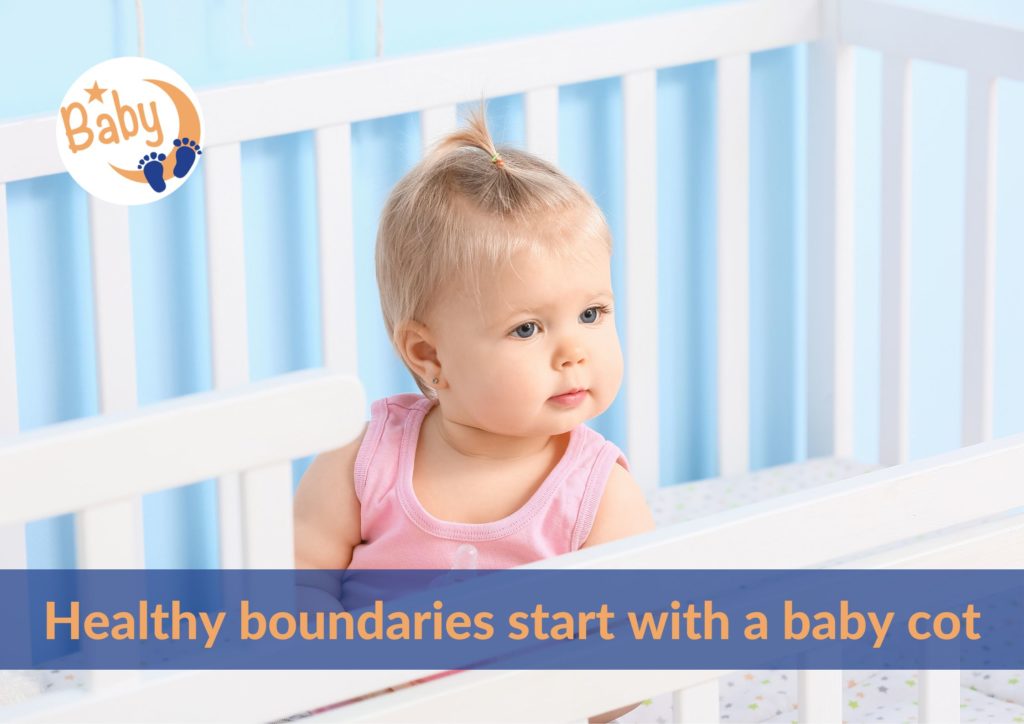 Healthy boundaries for babies start in their cot