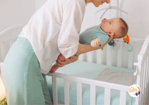 Healthy boundaries for babies start in their cot