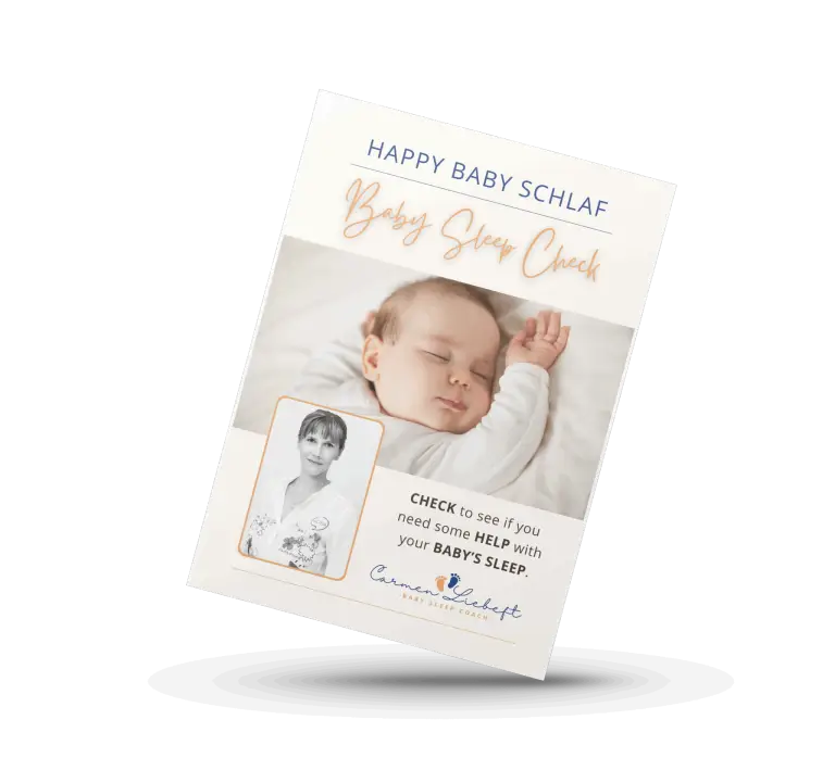 Baby Sleep Check – free checklist by baby sleep coach Carmen Liebert to see if you need help with your baby's sleep